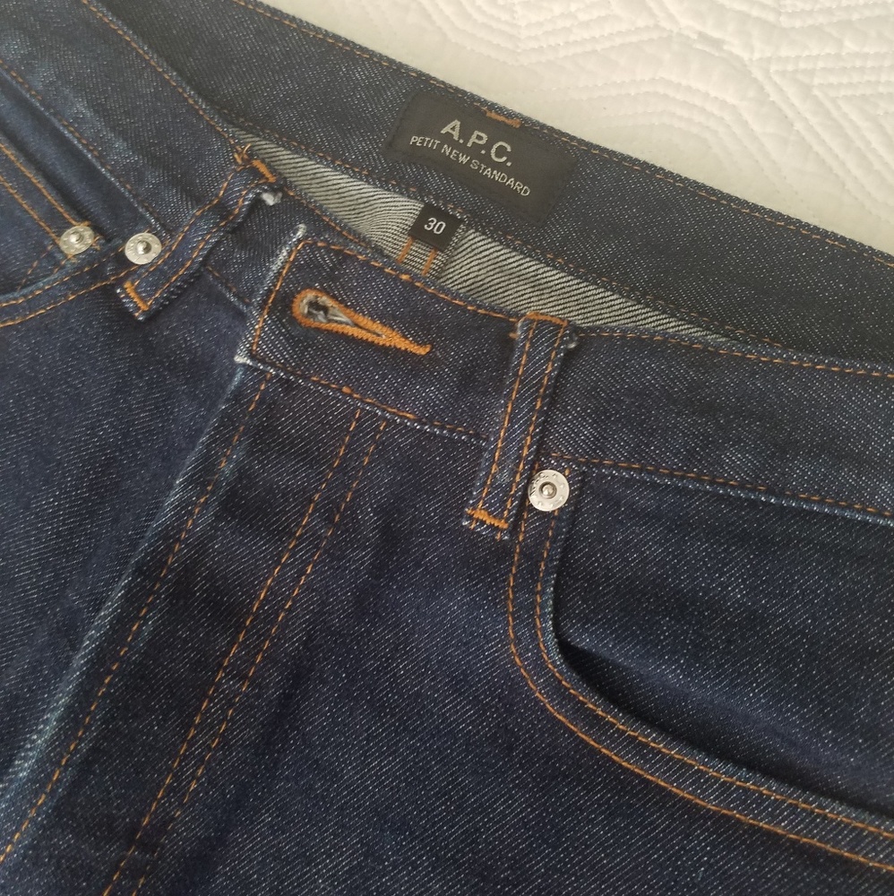 A.P.C. Petite New Standard raw indigo men's denim